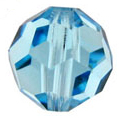 Swarovski Round Beads Crystals Aquamarine