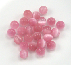 6mm Cats Eye Beads   25 beads   Choose Color  